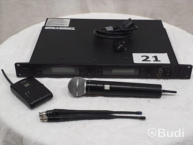 Shure UHF MK1 - 2 kanaler, Beta 58A kapsel samt Bodypack.