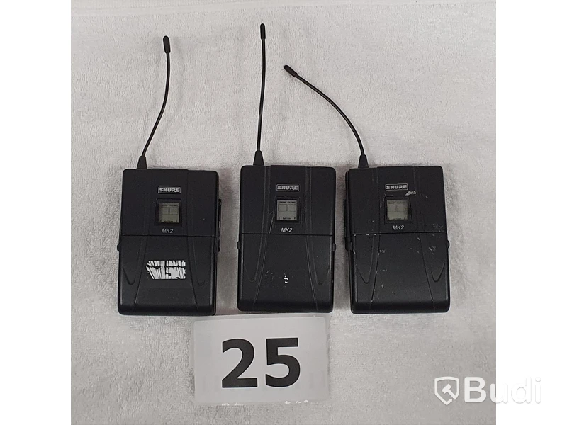 3st Shure UHF MK2 - Bodypack.