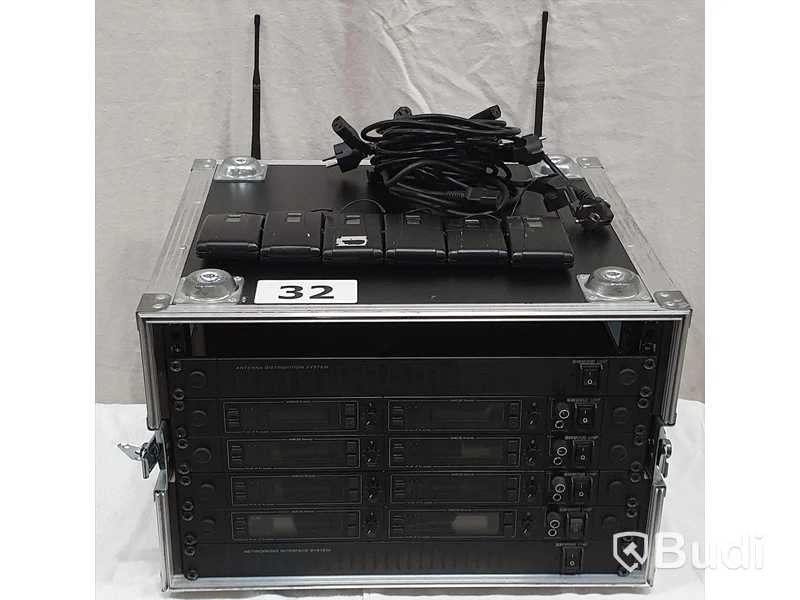 Shure UHF MK1 - 8 kanaler, 6st Bodypacks.