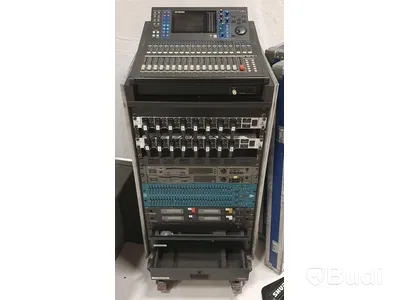 Mixrack. Yamaha LS9-16, 2st Behringer Ultragain PRO-8 Digital, Sony MDS E10, Sony CDP D12, BSS oPal FCS 966, 4 kanaler trådlöst samt antennsplit. - 12752