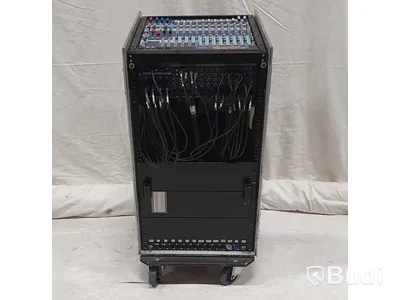 Mixrack - MIDAS Venice, TC M-ONE XL, TC D-TWO, Numark Mp102, 2st dbx 160A, dbx 266XL, 2st xta EQ, 4 kanaler trådlöst, antenner samt antennsplit.