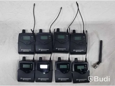 Sennheiser In-earsystem 2. 4 kanaler ew300 IEM, Antenn combiner AC3, 8st EK 300 IEM Bodypack. Riktantenn & Coaxkabel. Frekvensband A, 516-558MHz (OBS: Säljes utan rackcase och draglåda.)