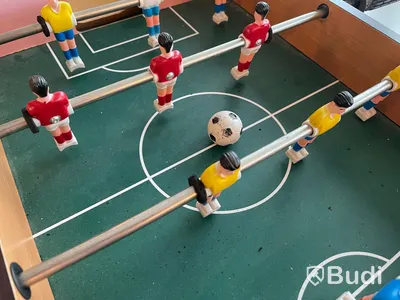 Fussball spel och labyrintspel