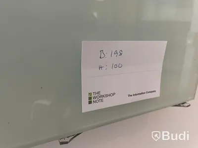 Whiteboard i glas 198x100cm