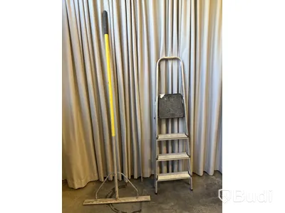 Anläggningsraka & aluminiumstege