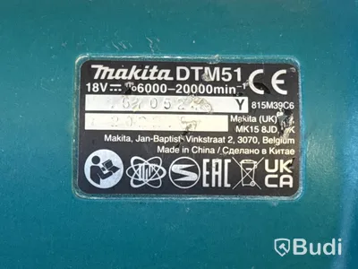 9 st batterimaskiner Makita