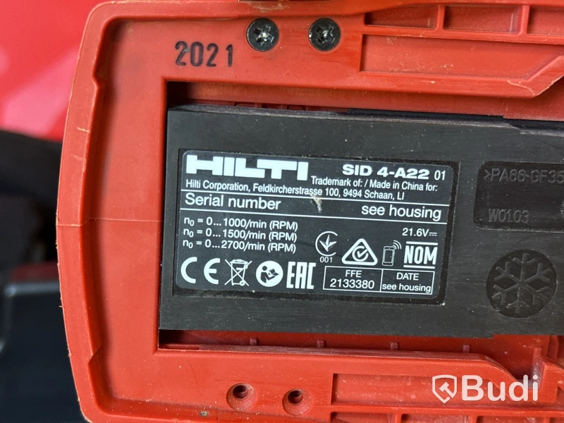 Slag- & borrskruvdragare Hilti SID 4-A22 & SF 4-A22
