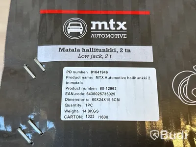Garagedomkraft 2 ton