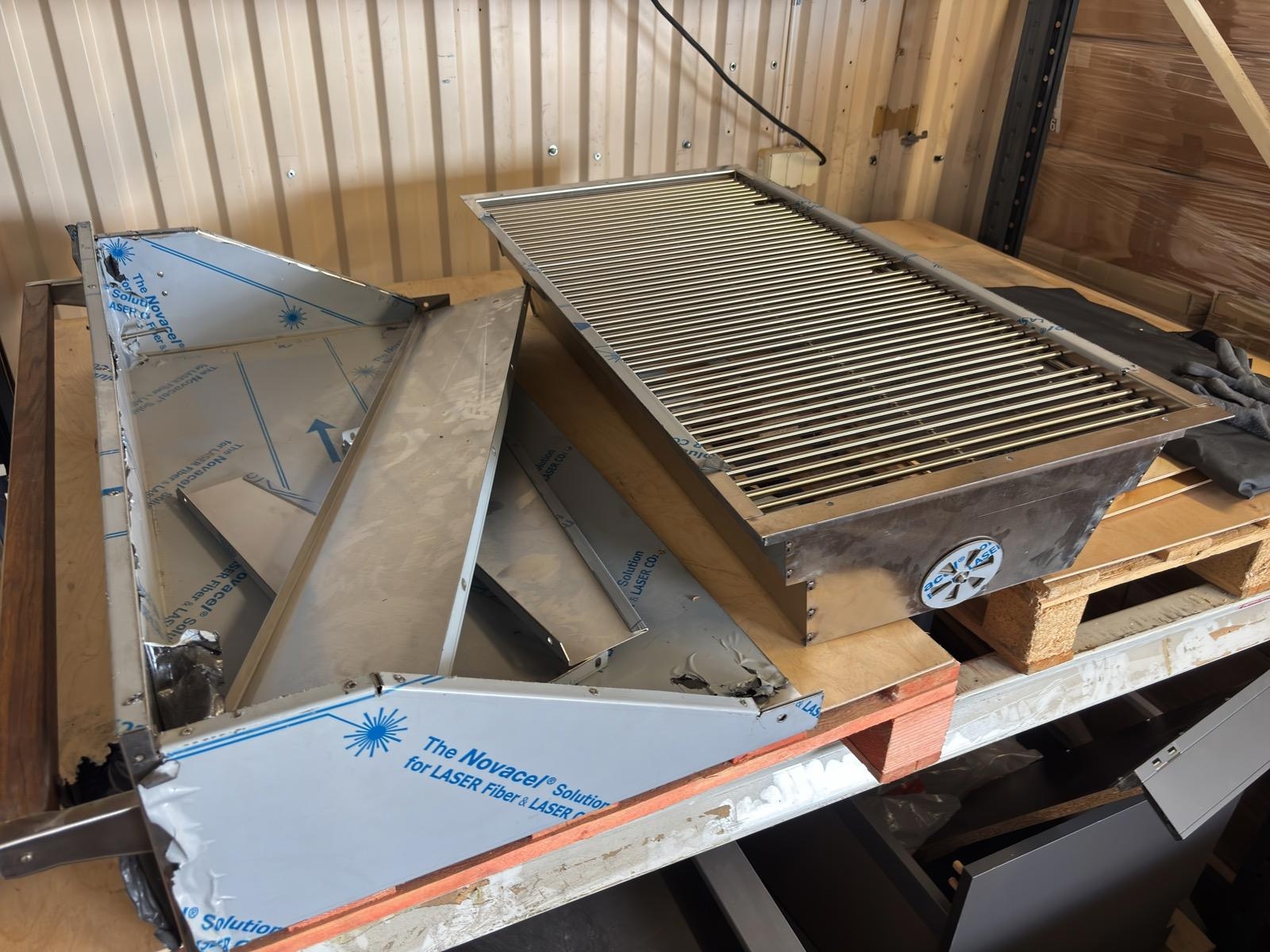 Stainless steel grill