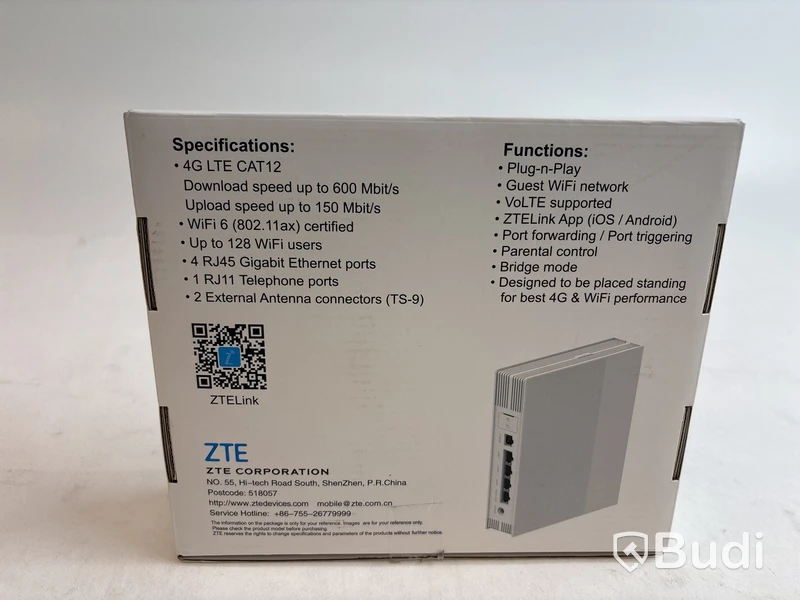 Router ZTE Corporation 4G LTE (MF297D)