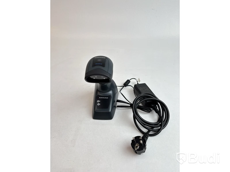 2 st. Streckkodsläsare Datalogic QickScan QBT2400 och QD2430 inkl. stativ.