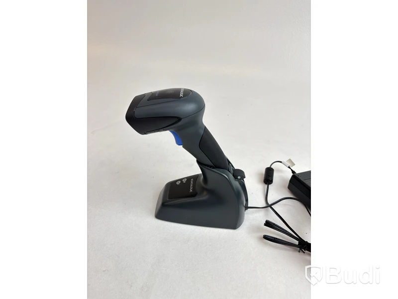 2 st. Streckkodsläsare Datalogic QickScan QBT2400 och QD2430 inkl. stativ.