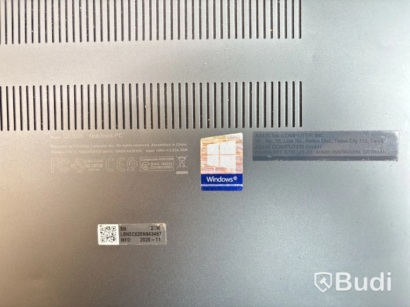 Bärbar dator Asus ZenBook UX363E. OBS! Inget OS