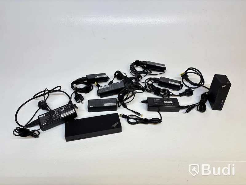 Parti med lenovo laddare inkl. 2 st. dock