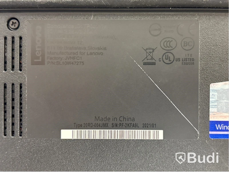 Bärbar dator Lenovo ThinkPad E15 15,6 tum