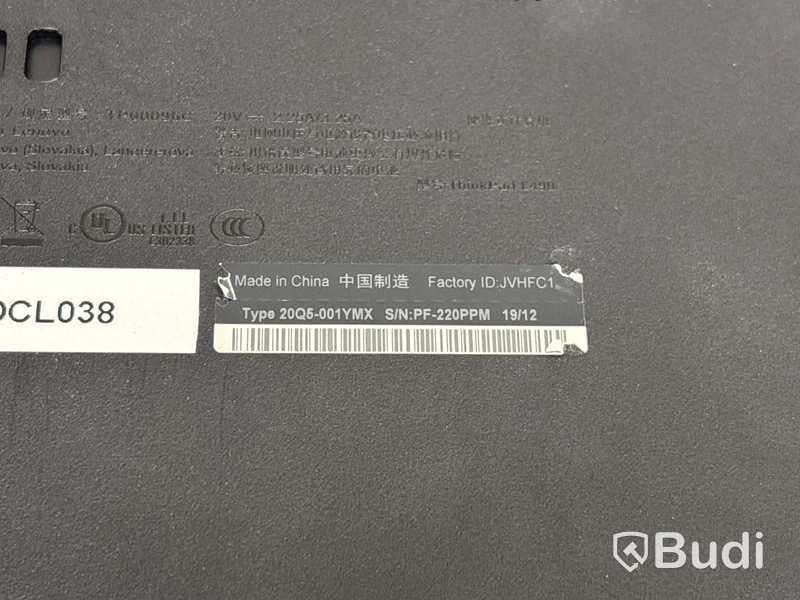 Bärbar dator Lenovo ThinkPad L490 14 tum