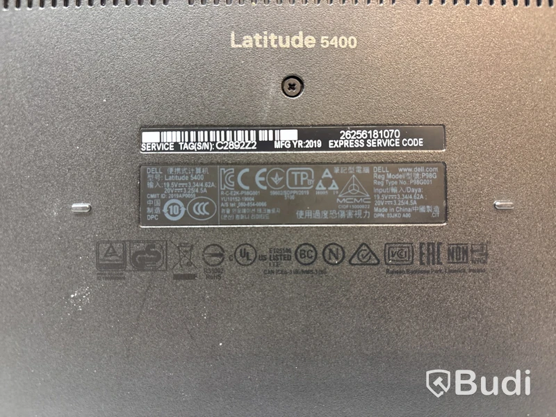 Bärbar dator Dell Latitude 5400. OBS! Inget OS