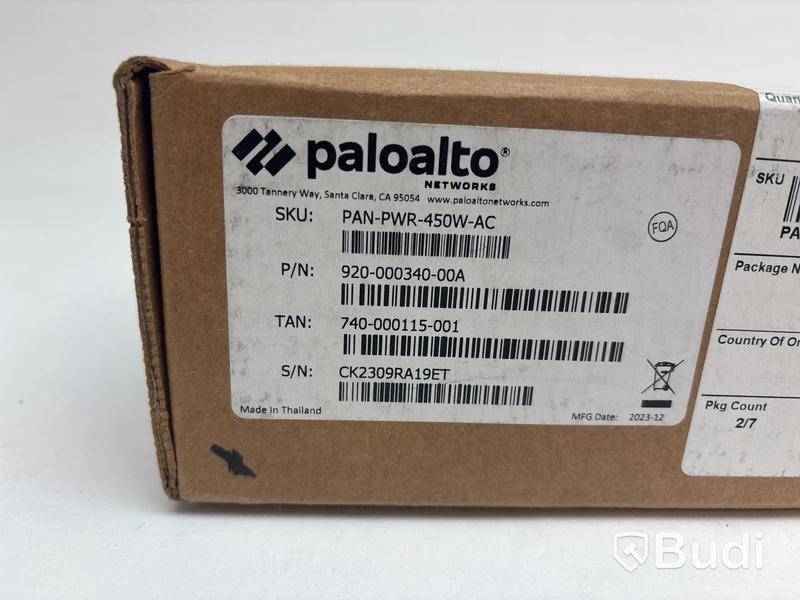 Nätaggregat Paloalto, PAN-PWR-450W-AC