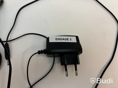 Parti med diverse trådlösa headsets, olika modeller