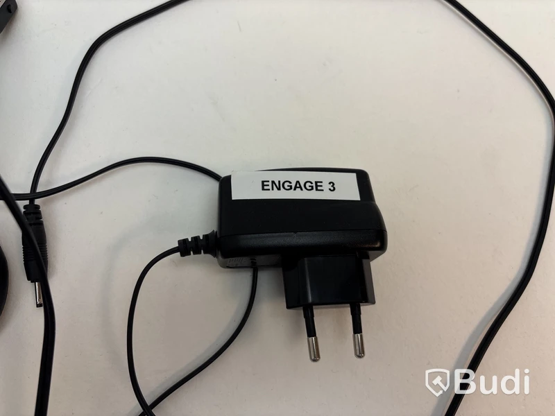 Parti med diverse trådlösa headsets, olika modeller