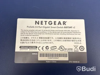 Switch Netgear GS724T v2 24-port