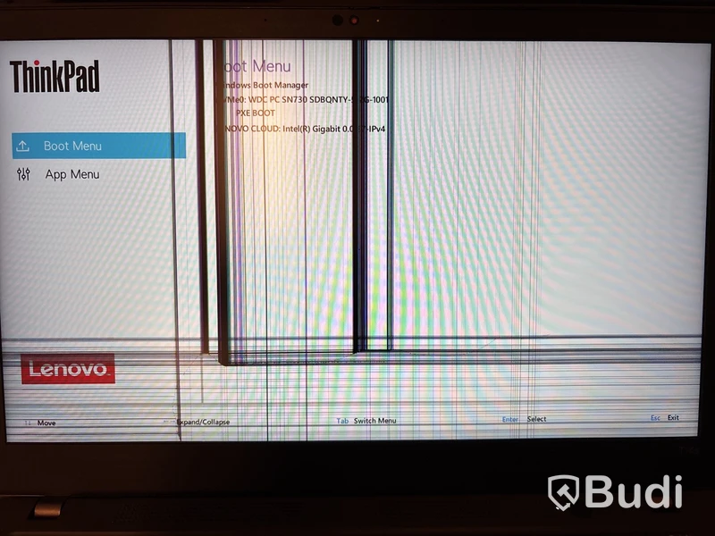Bärbar dator Lenovo ThinkPad T14s. OBS! Defekt skärm