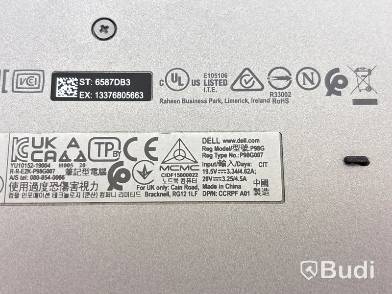 Bärbar dator Dell Latitude 5410. OBS! Defekt batteri