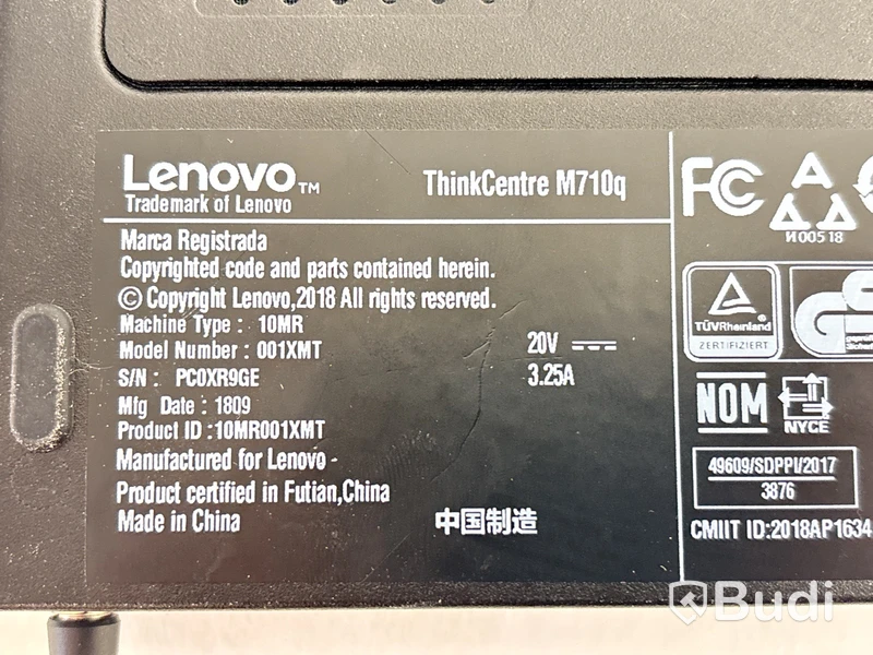 Stationär dator Lenovo ThinkCentre M710q