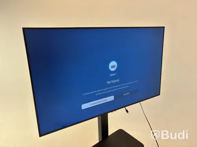 TV-skärm Samsung  UE60TU6905K, 50 tum 4K inkl. TV-ställ på hjul