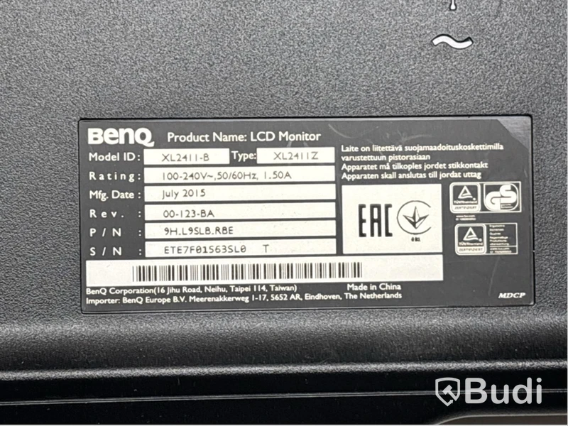 2 st. Datorskärmar Benq XL2411-B och Philips MWC1230F