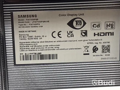 2 st. Datorskärmar Samsung F24T450FQR, 24 tum