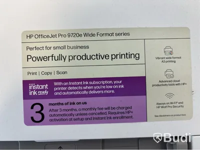 Skrivare HP, OfficeJet Pro 9720e