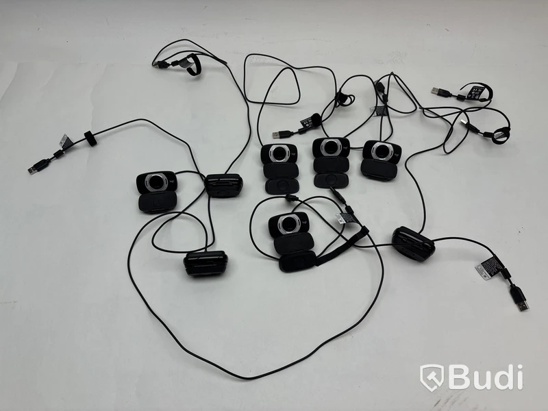 Parti med diverse Webbkameror Logitech.