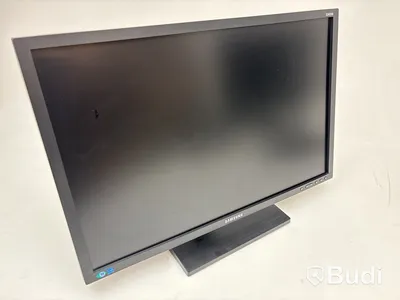 2 st. Datorskärmar, Samsung S24E650XW och S24C650DW, 24 tum inkl. skärmstativ