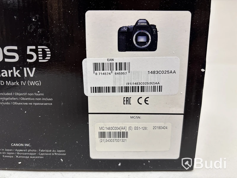 Kamera Canon, EOS 5D inkl. objektiv och stativ