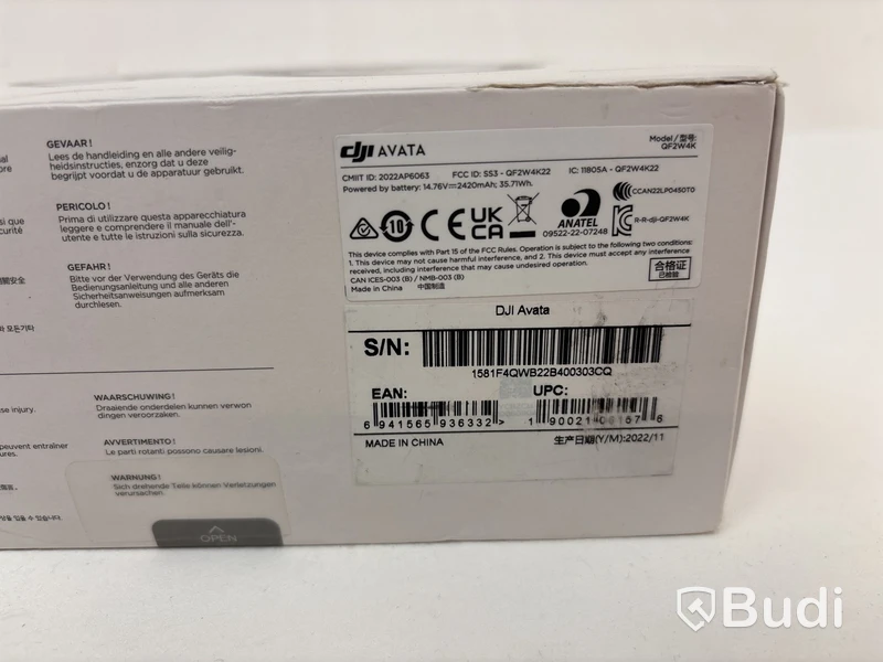 Drönare Dji Avata inkl. DJI Goggles 2 Motion Combo