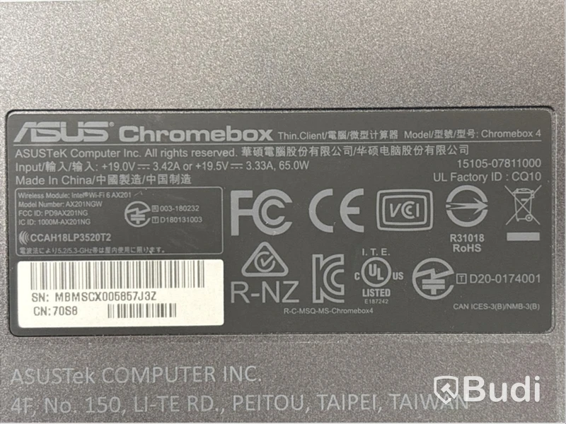Dator Asus Chromebox 4