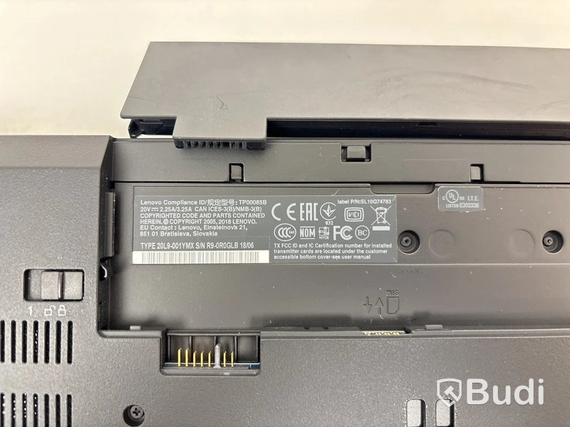Bärbar dator Lenovo ThinkPad T580. OBS! Defekt batteri