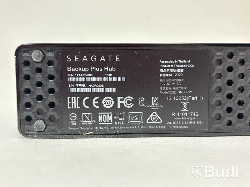 Extern hårddisk Seagate 10TB