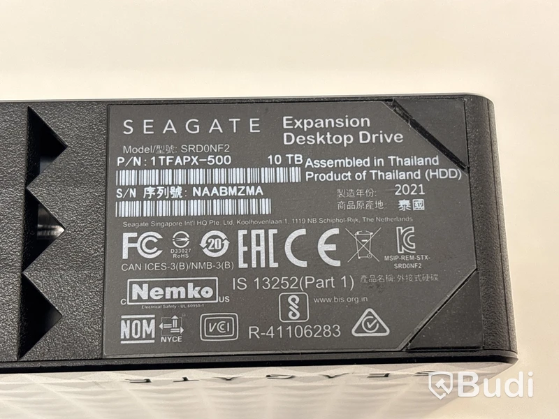 Extern hårddisk Seagate 10TB