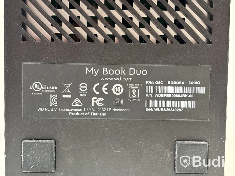 Extern hårddisk WD My Book Duo 4TB