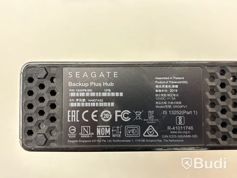 Extern hårddisk Seagate 10TB