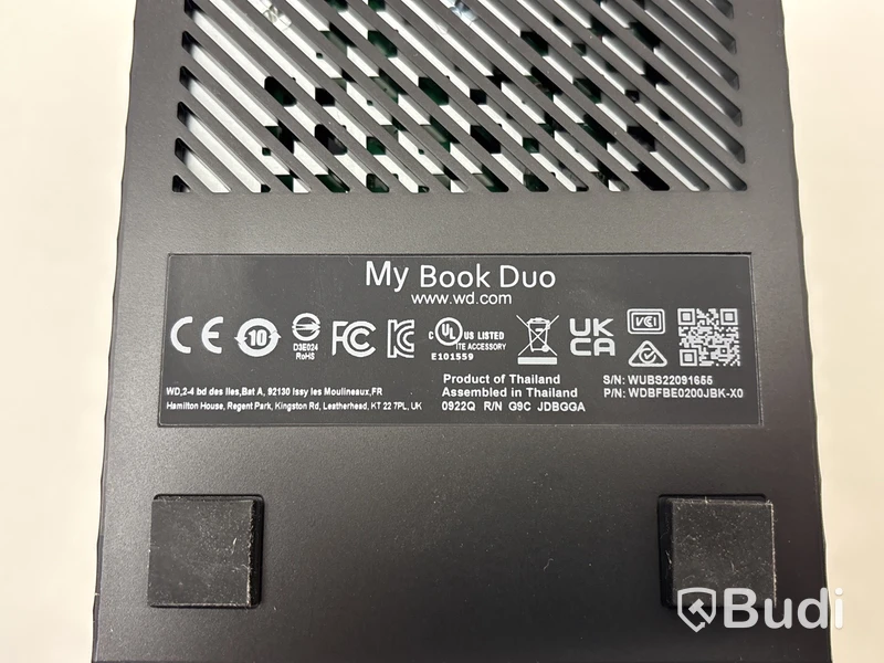 Extern hårddisk WD My Book Duo 20TB