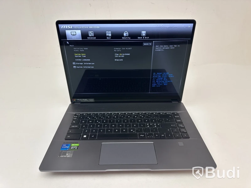 Bärbar dator MSI Creator Z16 15,6 tum