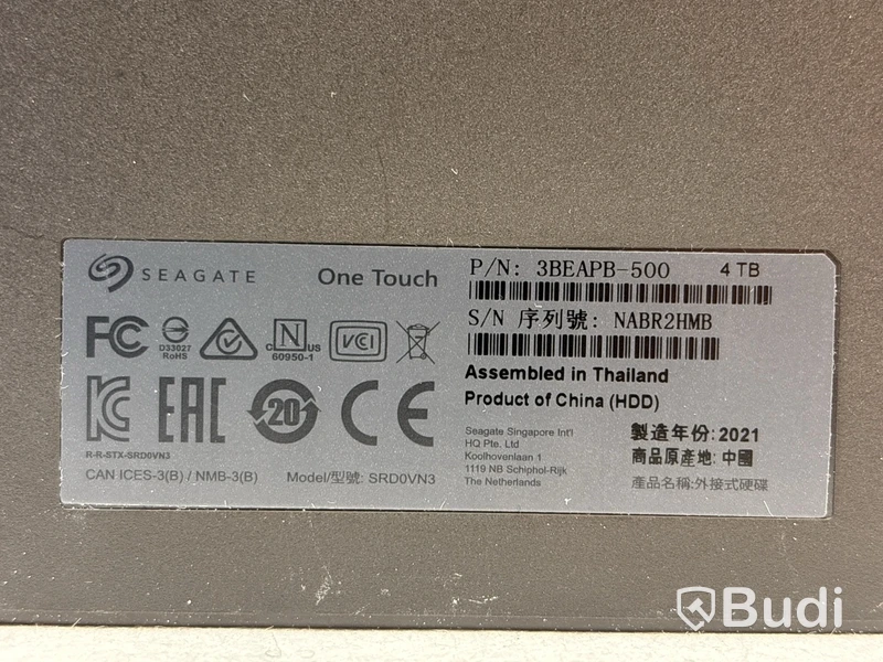 Extern hårddisk Seagate One Touch 4TB