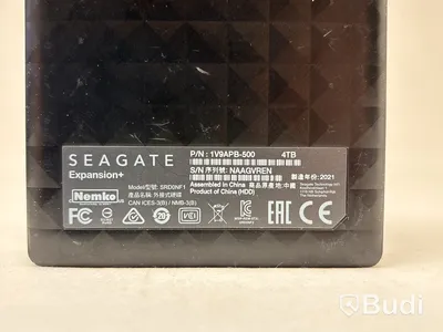 2 st. extern hårddiskar Seagate Expansion Portable Driver/Expansion+ á 4TB