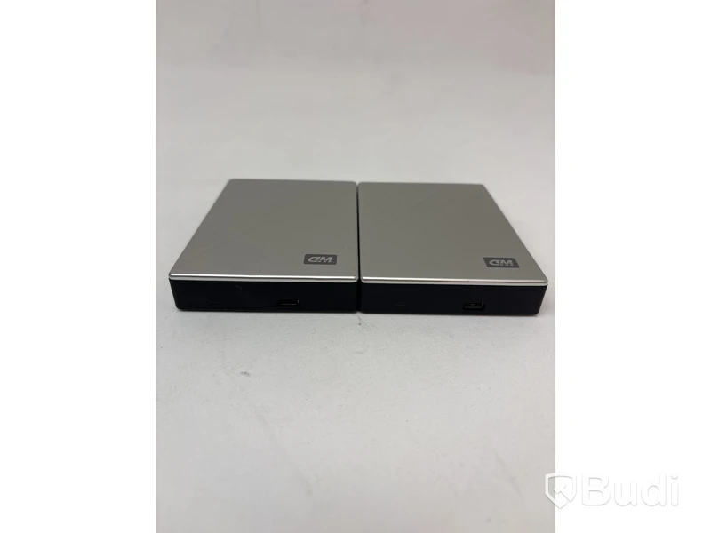 2 st. Externa hårddiskar WD My Passport Ultra á 4TB