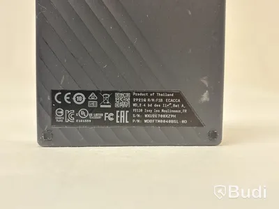 2 st. Externa hårddiskar WD My Passport Ultra á 4TB