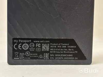 2 st. Externa hårddiskar WD My Passport á 5TB