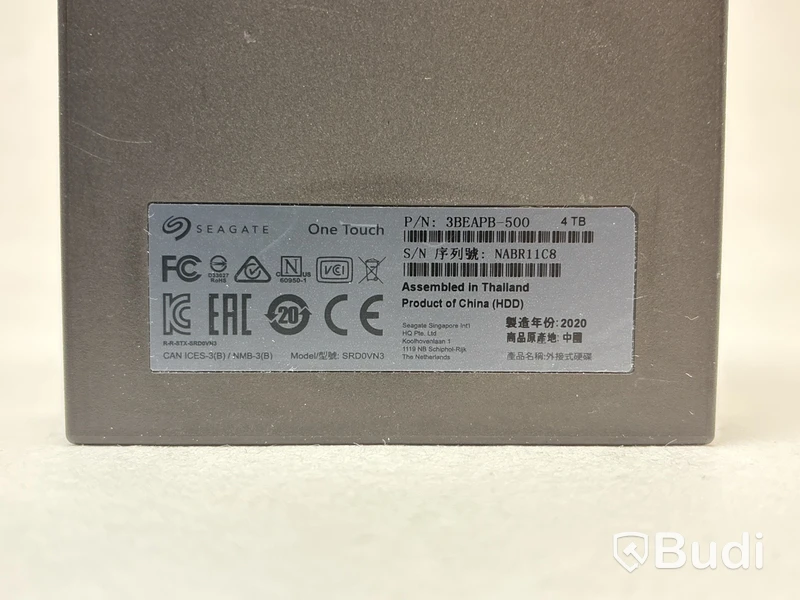 2 st. externa hårddiskar Seagate One Touch á 4TB